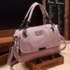 Women Vintage Oil-wax PU Leather Handbag Shoulder Bags Crossbody Bags