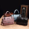 Women Vintage Oil-wax PU Leather Handbag Shoulder Bags Crossbody Bags - Image 10