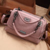 Women Vintage Oil-wax PU Leather Handbag Shoulder Bags Crossbody Bags - Image 4