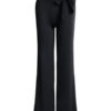Women Wide Leg Pants Elastic Waist High Waist Casual Trousers - Image 6