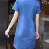 Women's Denim Shift Mini Dress - Image 5