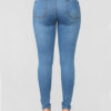 Women's Distressed Denim Jeans - Image 2