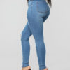 Women's Distressed Denim Jeans - Image 3