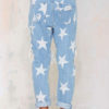 Women's Distressed Denim Straight Leg Jeans - Image 2
