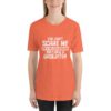 dont scare police officer w daughter short sleeve t-shirt - Image 5