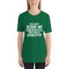 dont scare police officer w daughter short sleeve t-shirt