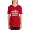 dont scare police officer w daughter short sleeve t-shirt - Image 4