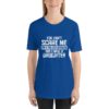 dont scare police officer w daughter short sleeve t-shirt - Image 3