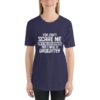 dont scare police officer w daughter short sleeve t-shirt - Image 2