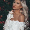 Bardot Lace Sheath Sexy Bodycon Dress - Image 3