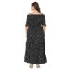 Bohemian plus size Off the Shoulder maxi dress - Image 5