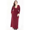 Bohemian plus size evening party long Maxi dress - Image 4