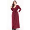 Bohemian plus size evening party long Maxi dress - Image 5
