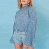 Boho Floral Print Chiffon Tops - Image 2
