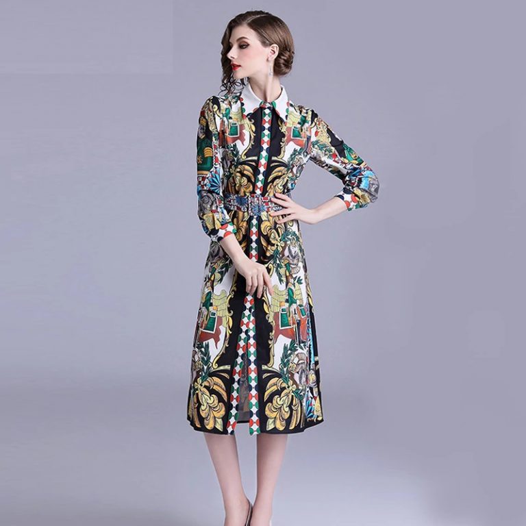 Boho Loose Waist Midi Party Maxi Dress - Image 3