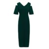 Butterfly Short Sleeve Off Shoulder Bodycon Party Dress - Image 11