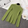 Casual Long Sleeve Jumper Female Slim Pure Sweater Tops - Image 4