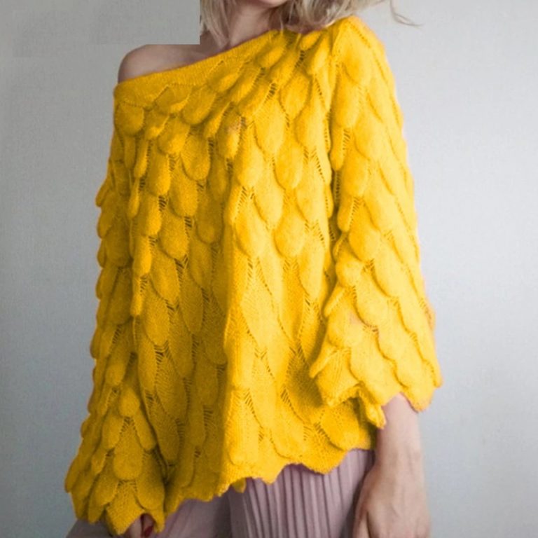 Casual Off Shoulder Pullover Sweater