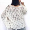 Casual Off Shoulder Pullover Sweater - Image 4
