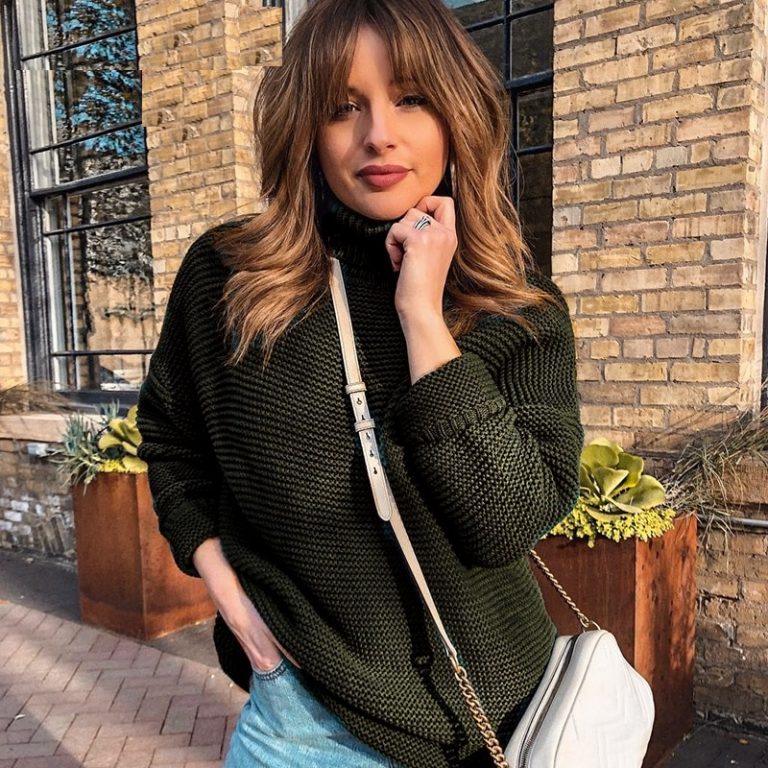 Casual Turtleneck Pullover Sweater - Image 6