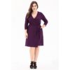 Elegant Casual Vestidos plus size short dress