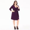 Elegant Casual Vestidos plus size short dress - Image 3