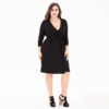Elegant Casual Vestidos plus size short dress - Image 6