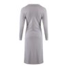 Elegant Deep V-Neck Solid Long Sleeve Slim Party Dress - Image 9