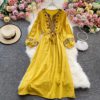 Elegant Ethnic Bohemian Clothes Beach Dress - Image 4