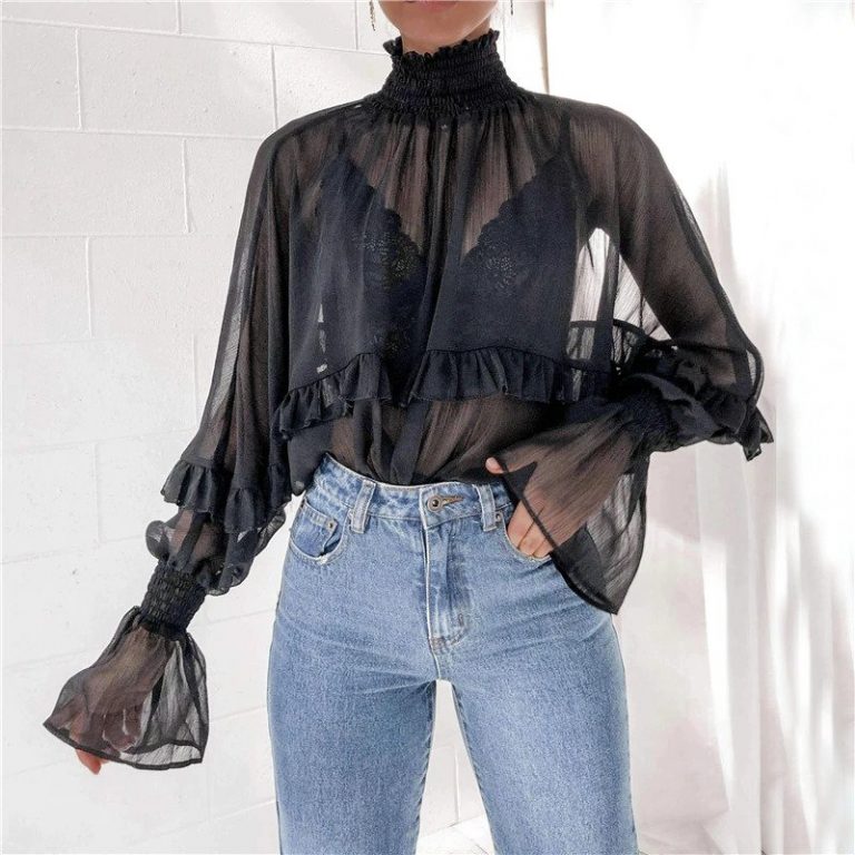 Elegant Perspective Long Sleeve Shirt - Image 12