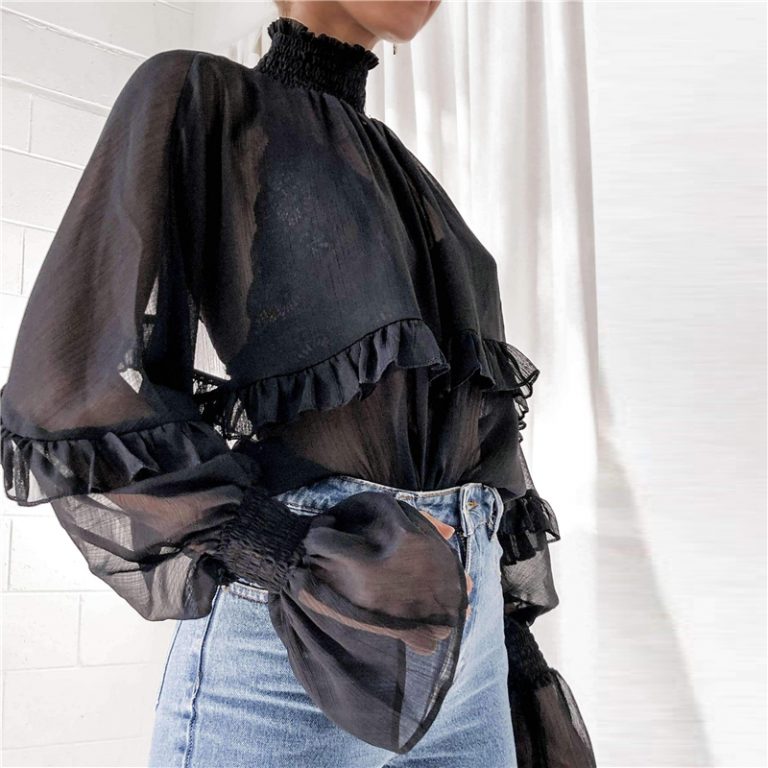 Elegant Perspective Long Sleeve Shirt - Image 13