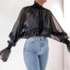 Elegant Perspective Long Sleeve Shirt - Image 14