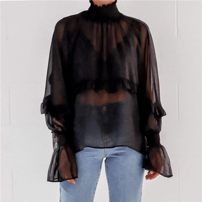 Elegant Perspective Long Sleeve Shirt - Image 17