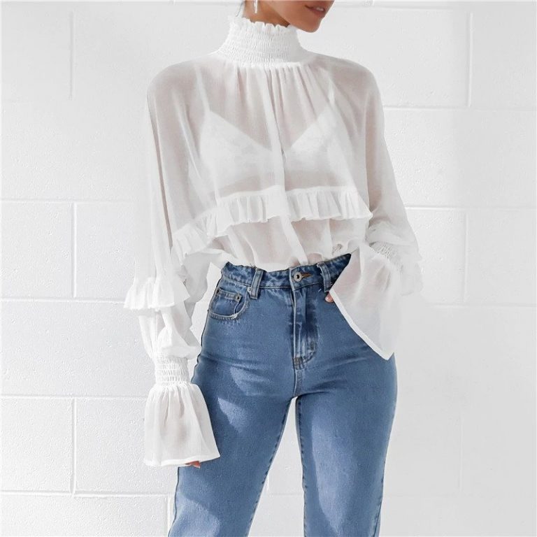 Elegant Perspective Long Sleeve Shirt - Image 3