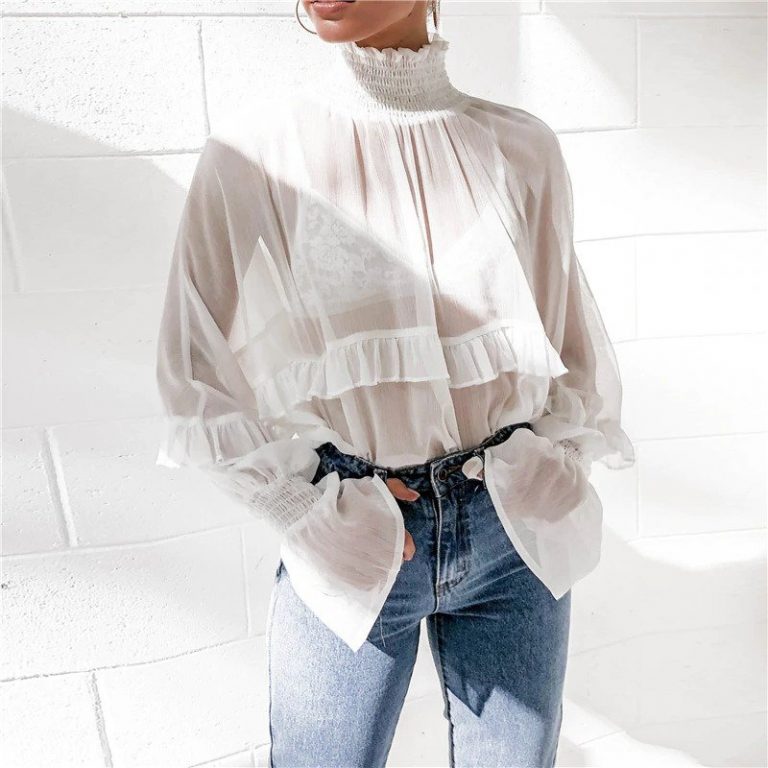 Elegant Perspective Long Sleeve Shirt - Image 4