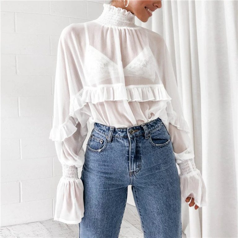 Elegant Perspective Long Sleeve Shirt - Image 5