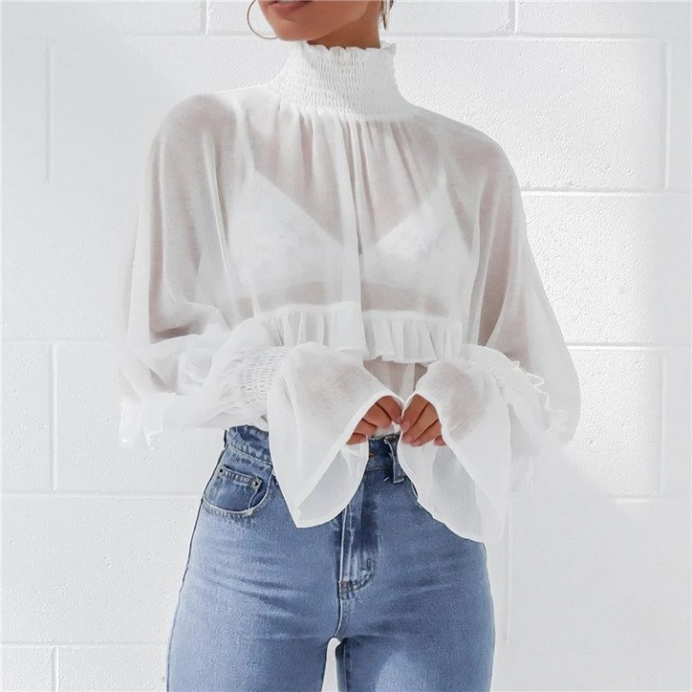 Elegant Perspective Long Sleeve Shirt - Image 8