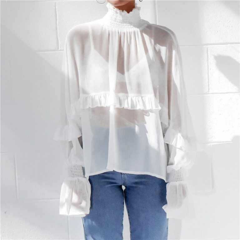 Elegant Perspective Long Sleeve Shirt - Image 9