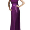 Elegant Sleeveless V Back Long Lace Dress - Image 4