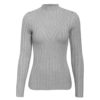 Elegant Slim Fit Turtleneck Elastic Knitted Pullover Sweater - Image 6