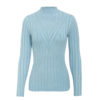 Elegant Slim Fit Turtleneck Elastic Knitted Pullover Sweater - Image 3