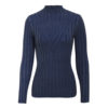Elegant Slim Fit Turtleneck Elastic Knitted Pullover Sweater - Image 9