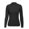 Elegant Slim Fit Turtleneck Elastic Knitted Pullover Sweater - Image 2