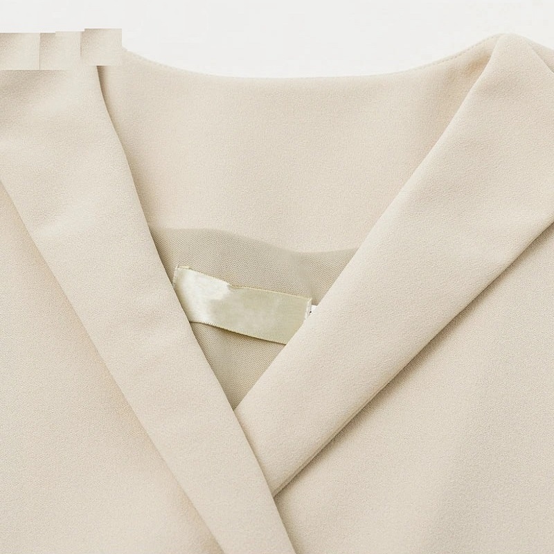 Elegant V Neck Bodycon Office Dress - Image 4