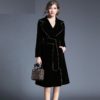 Elegant Velvet long Sleeve party dress - Image 2