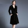 Elegant Velvet long Sleeve party dress - Image 3