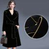 Elegant Velvet long Sleeve party dress - Image 4