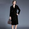 Elegant Velvet long Sleeve party dress - Image 5