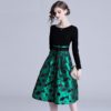 Elegant evening party Floral Vintage short dress - Image 3