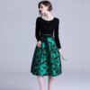 Elegant evening party Floral Vintage short dress - Image 5